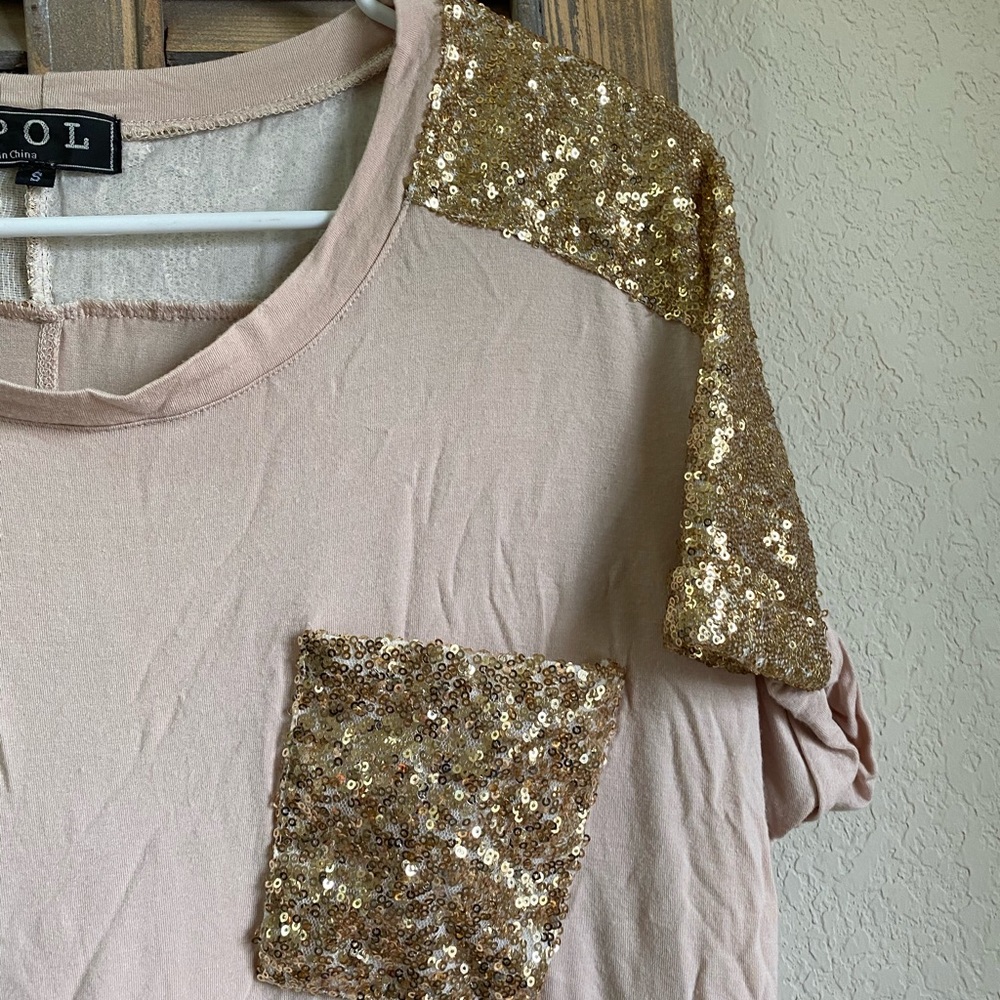 Pol Sequin Tee - image 3